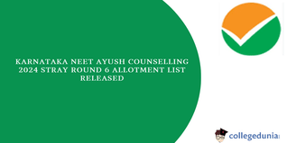 Karnataka NEET AYUSH Counselling 2024: Stray Round 6 Allotment List Released, Download PDF